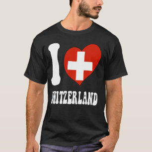 Camiseta Amo Suiza Amo Berna Bandera Suiza Él