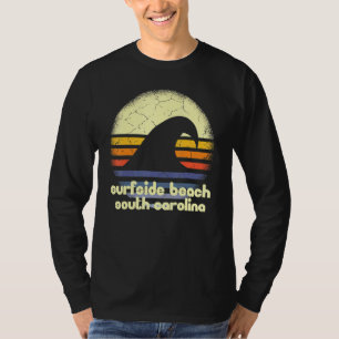 Camiseta Amo Surfside Beach South Carolina Ocean Wave Sc