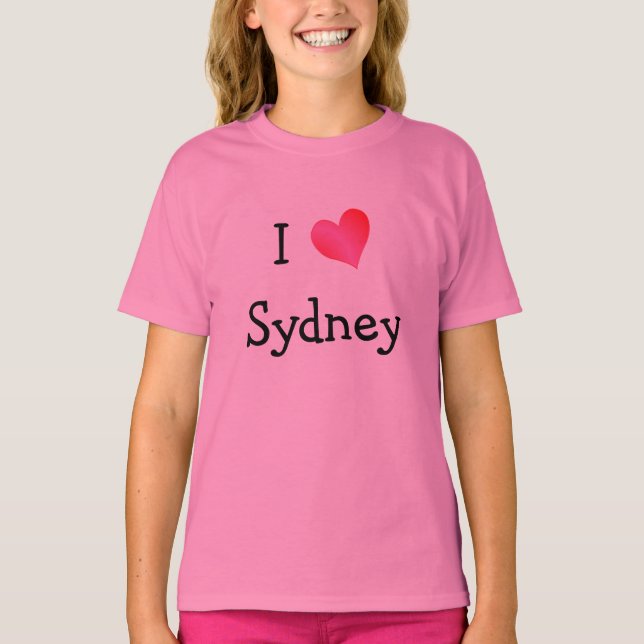 Camiseta Amo Sydney (Anverso)