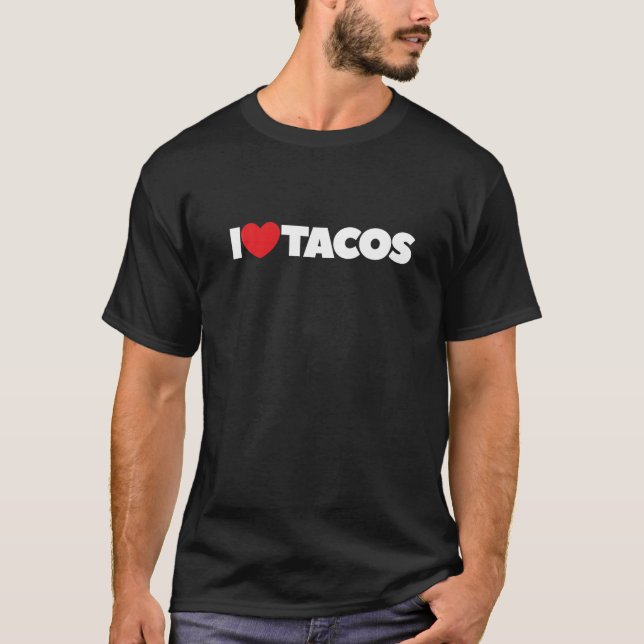 Camiseta Amo Tacos T Shirt (Anverso)