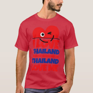Camiseta Amo Tailandia Porque Alguien En Tailandia Ama A M