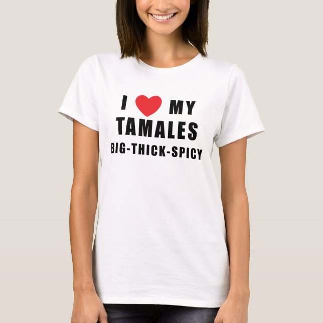 Camiseta Amo tamales (Anverso)