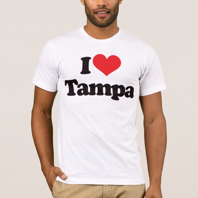 Camiseta Amo Tampa (Anverso)
