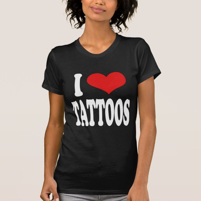 Camiseta Amo tatuajes (Anverso)