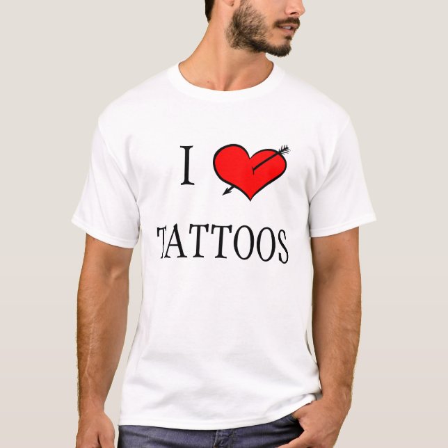 Camiseta Amo tatuajes (Anverso)