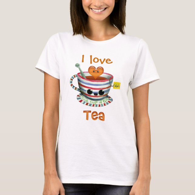 Camiseta Amo té (Anverso)