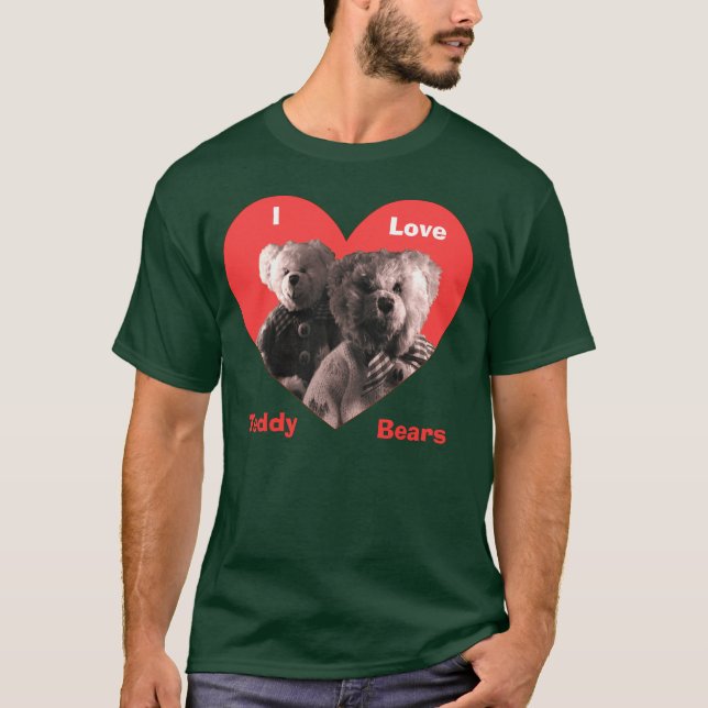 Camiseta Amo TeddyBears (Anverso)