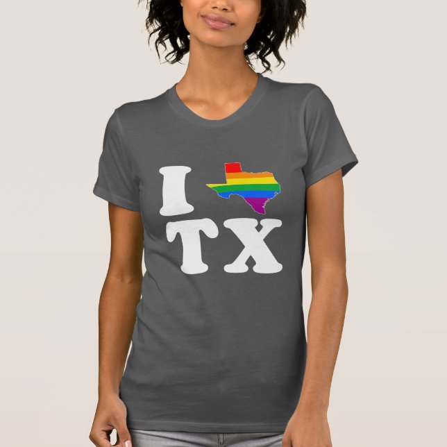 Camiseta AMO TEJAS GAY -- BLANCO - .png (Anverso)