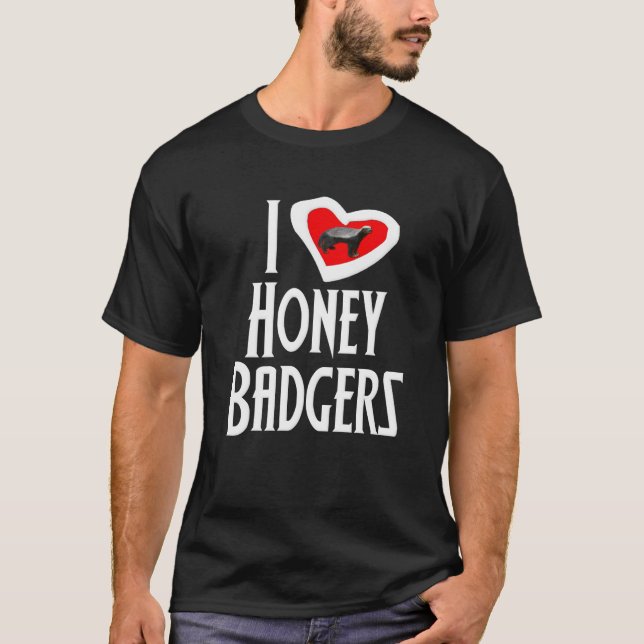 Camiseta Amo tejones de miel (Anverso)