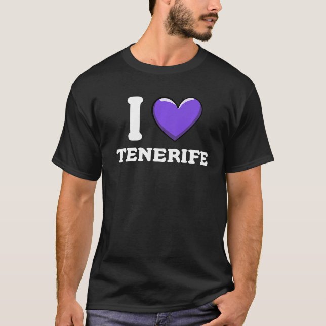 Camiseta Amo Tenerife España Premium (Anverso)