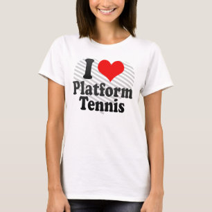 Camiseta Amo tenis de la plataforma
