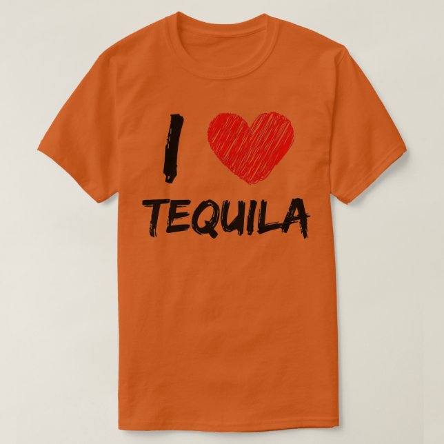 Camiseta Amo Tequila (Diseño del anverso)