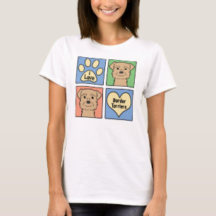 Camiseta Amo terrieres de frontera