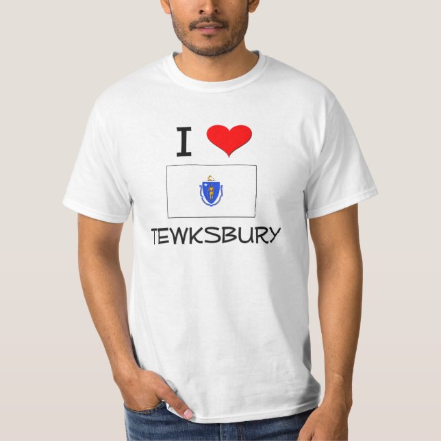 Camiseta Amo Tewksbury Massachusetts (Anverso)