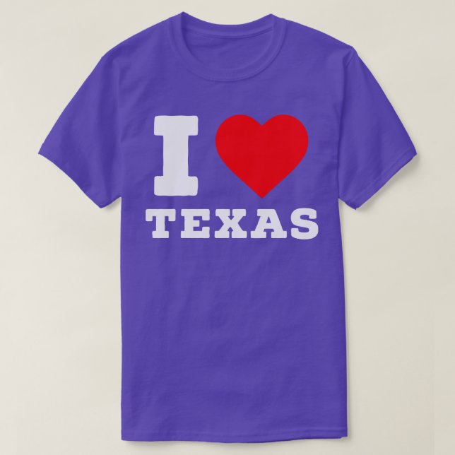 Camiseta Amo Texas (Diseño del anverso)