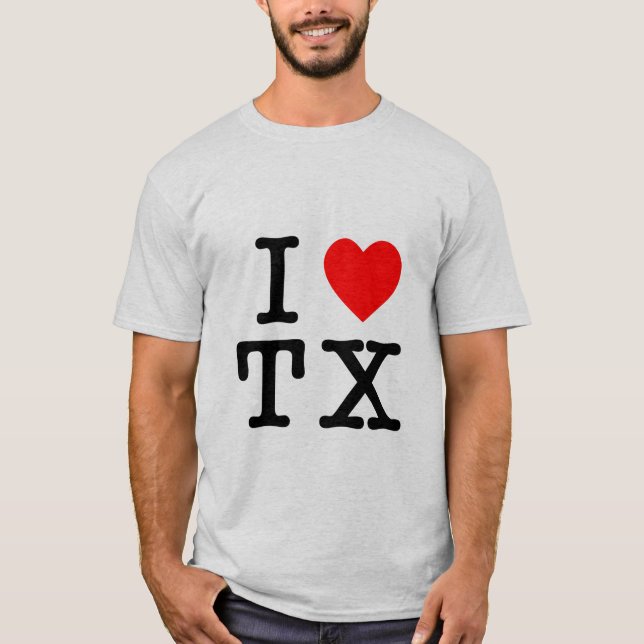 Camiseta Amo Texas (Anverso)