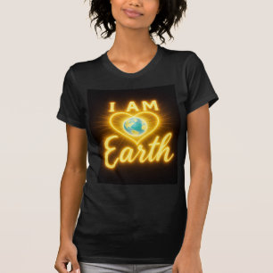 Camiseta AMO Tierra – Tierra Brillante de Amor Dorado