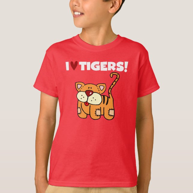 Camiseta Amo tigres (Anverso)
