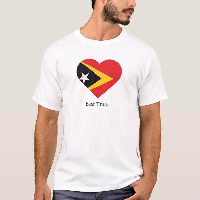 Camiseta Amo Timor Oriental (Anverso)