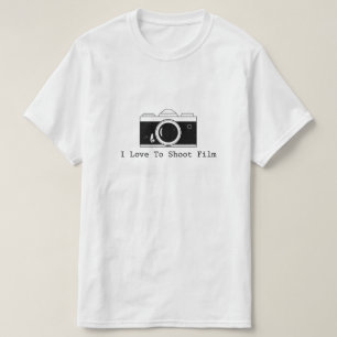 Camiseta Amo tirar la película