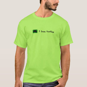 Camiseta Amo tortugas
