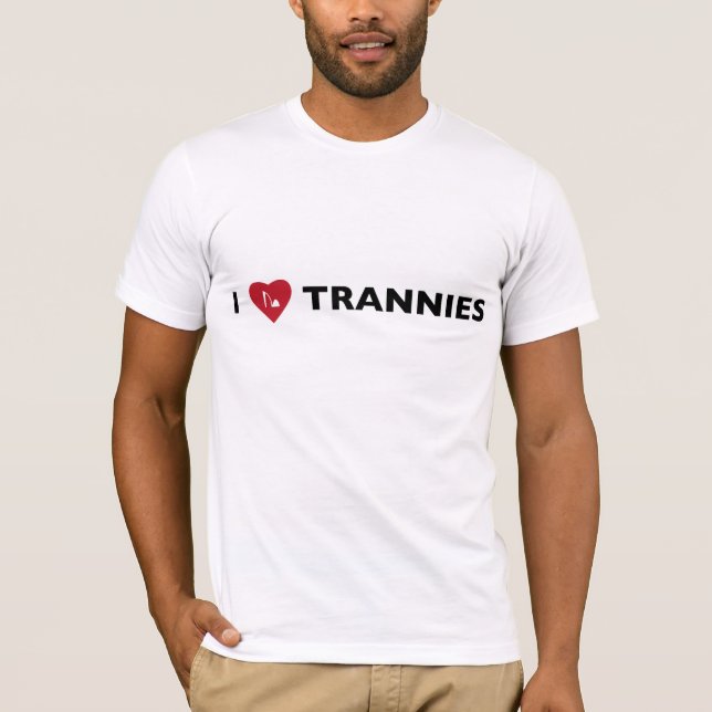 Camiseta Amo Trannies (Anverso)