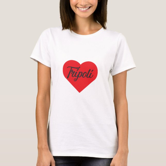 Camiseta Amo Trípoli - Libia (Anverso)