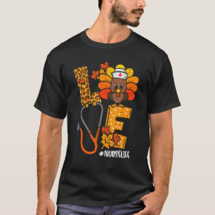 Camiseta Amo Turquía Stethoscope Enfermera Vida Acción de G
