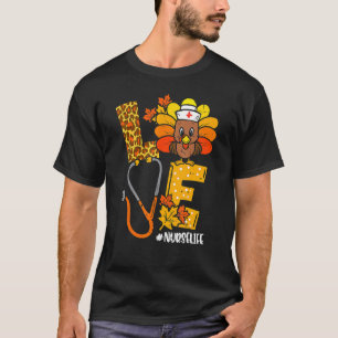 Camiseta Amo Turquía Stethoscope Enfermera Vida Acción de G