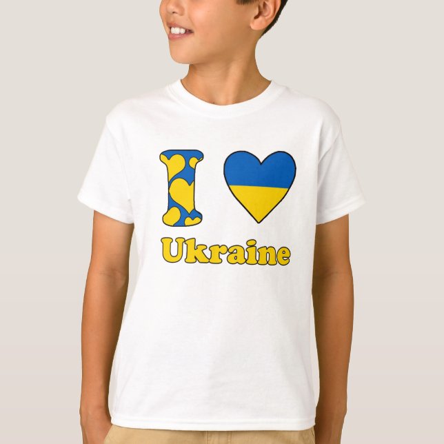 Camiseta Amo Ucrania (Anverso)