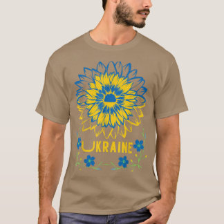 Camiseta AMO Ucrania Girasol Bandera Ucraniana Apoye A U