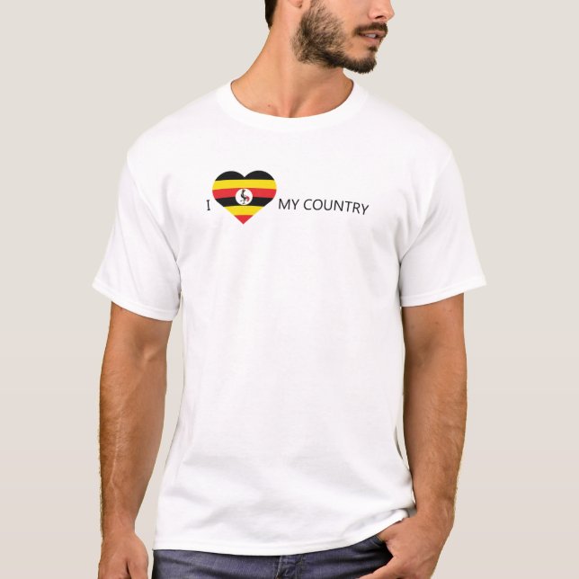 Camiseta Amo Uganda (Anverso)
