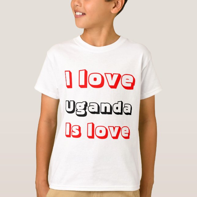 Camiseta Amo Uganda (Anverso)