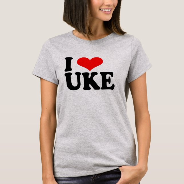 Camiseta Amo Uke Ukulele T Shirt (Anverso)