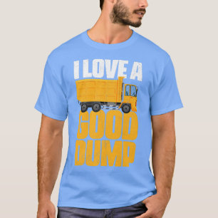 Camiseta Amo un buen camión de basura hombre basurero camio
