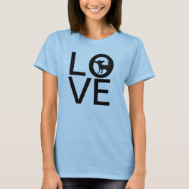 Camiseta Amo | un solo perro negro pequeño T-Shirt