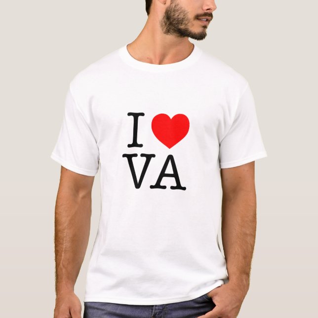 Camiseta Amo VA Virginia (Anverso)