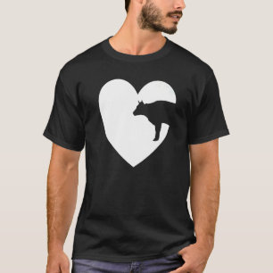 Camiseta Amo Vacas Granjero Ganado Bovino Día de San Valent