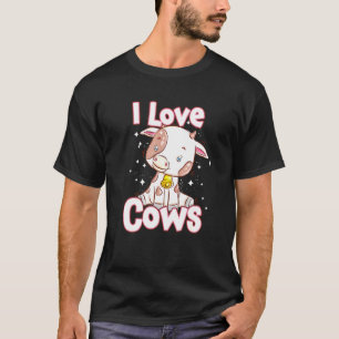 Camiseta Amo Vacas Niños Lindos
