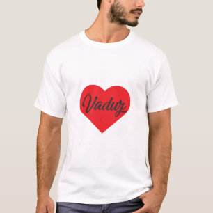 Camiseta Amo Vaduz - Liechtenstein