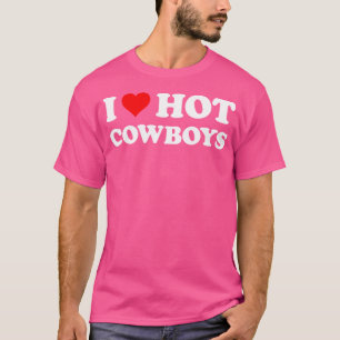 Camiseta Amo Vaqueros Calientes Divertido Rodeo Occidental
