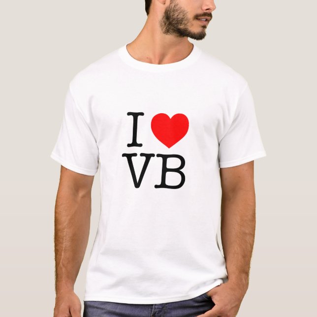 Camiseta Amo VB Virginia Beach (Anverso)