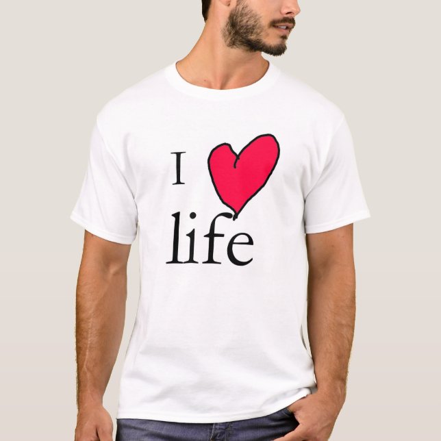 Camiseta Amo vida (Anverso)