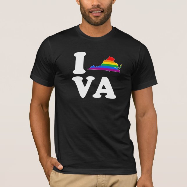 CAMISETA AMO VIRGINIA GAY - BLANCO - .PNG (Anverso)