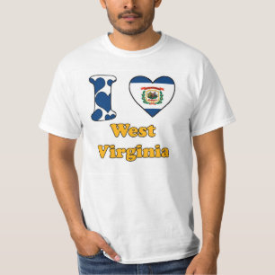 Camiseta Amo Virginia Occidental
