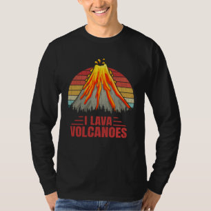Camiseta Amo volcanes Geología Geólogo Coleccionista Gráfic