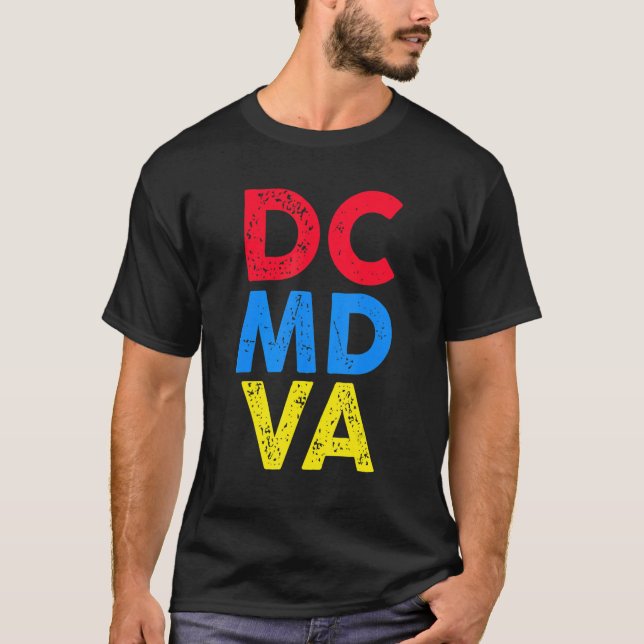 Camiseta Amo Washington D C DMV Nativo 2 (Anverso)
