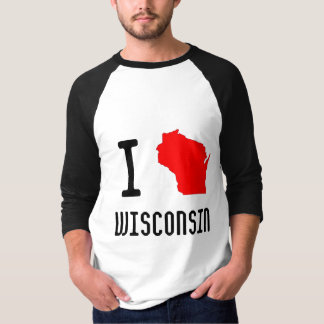 Camiseta Amo Wisconsin