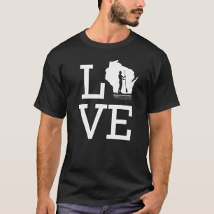 Camiseta Amo Wisconsin Kayaking