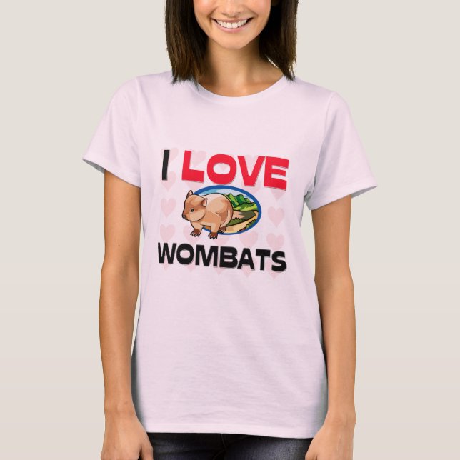 Camiseta Amo Wombats (Anverso)